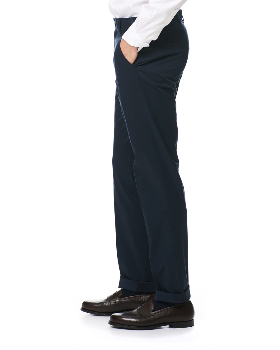 Men | Trousers | Brooks Brothers | Milano Stretch Chino Navy