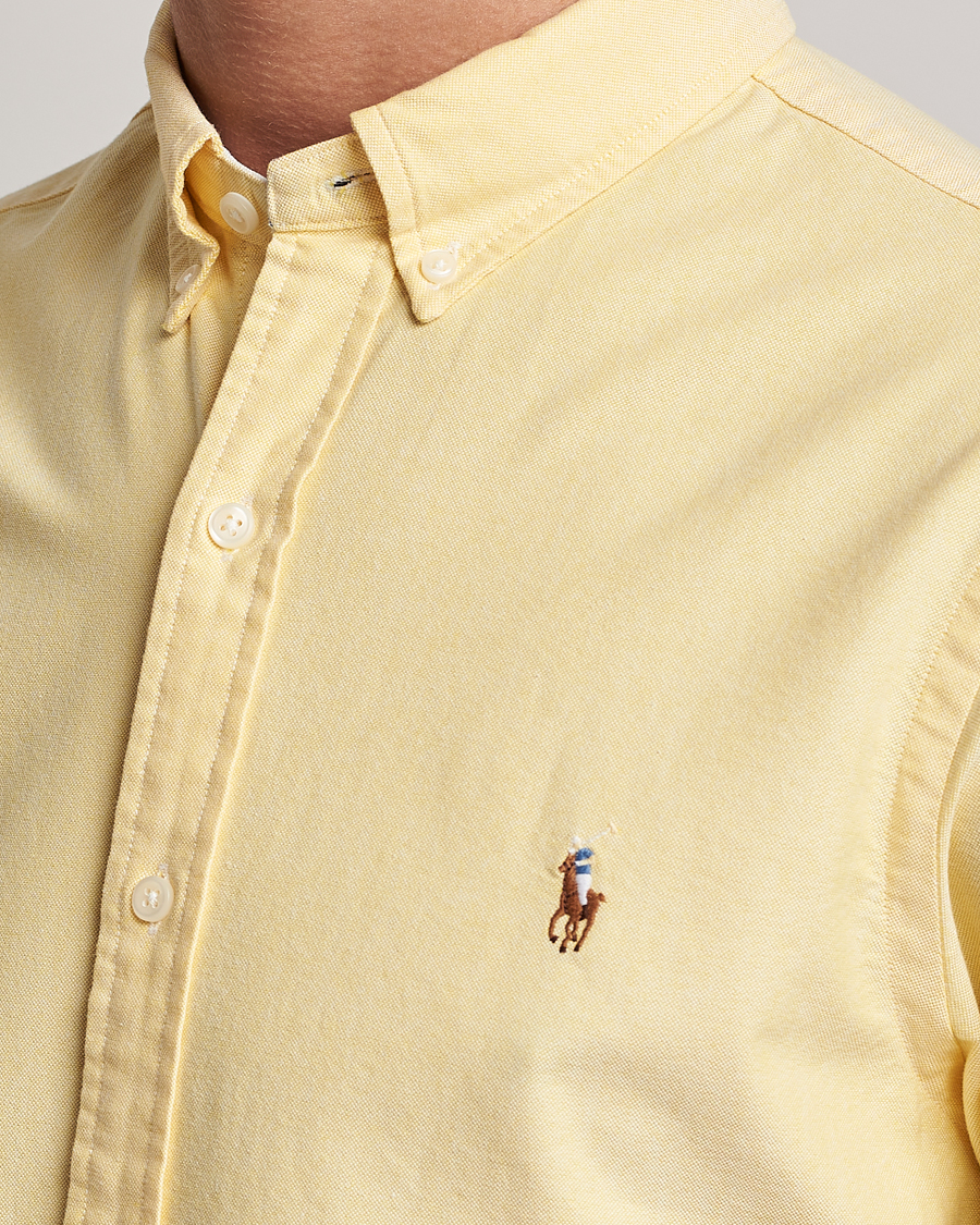 Men | Shirts | Polo Ralph Lauren | Slim Fit Oxford Button Down Shirt Yellow