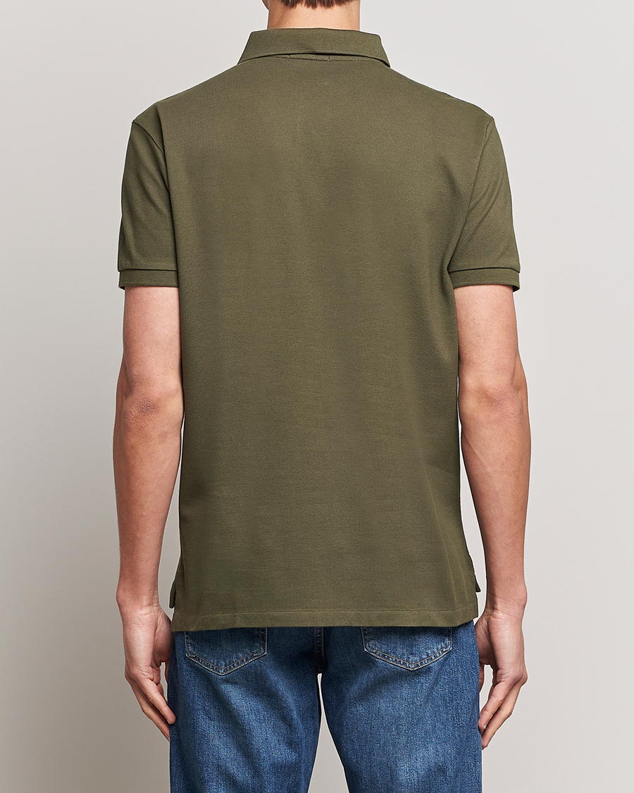 Men | Polo Shirts | Polo Ralph Lauren | Custom Slim Fit Polo Canopy Olive