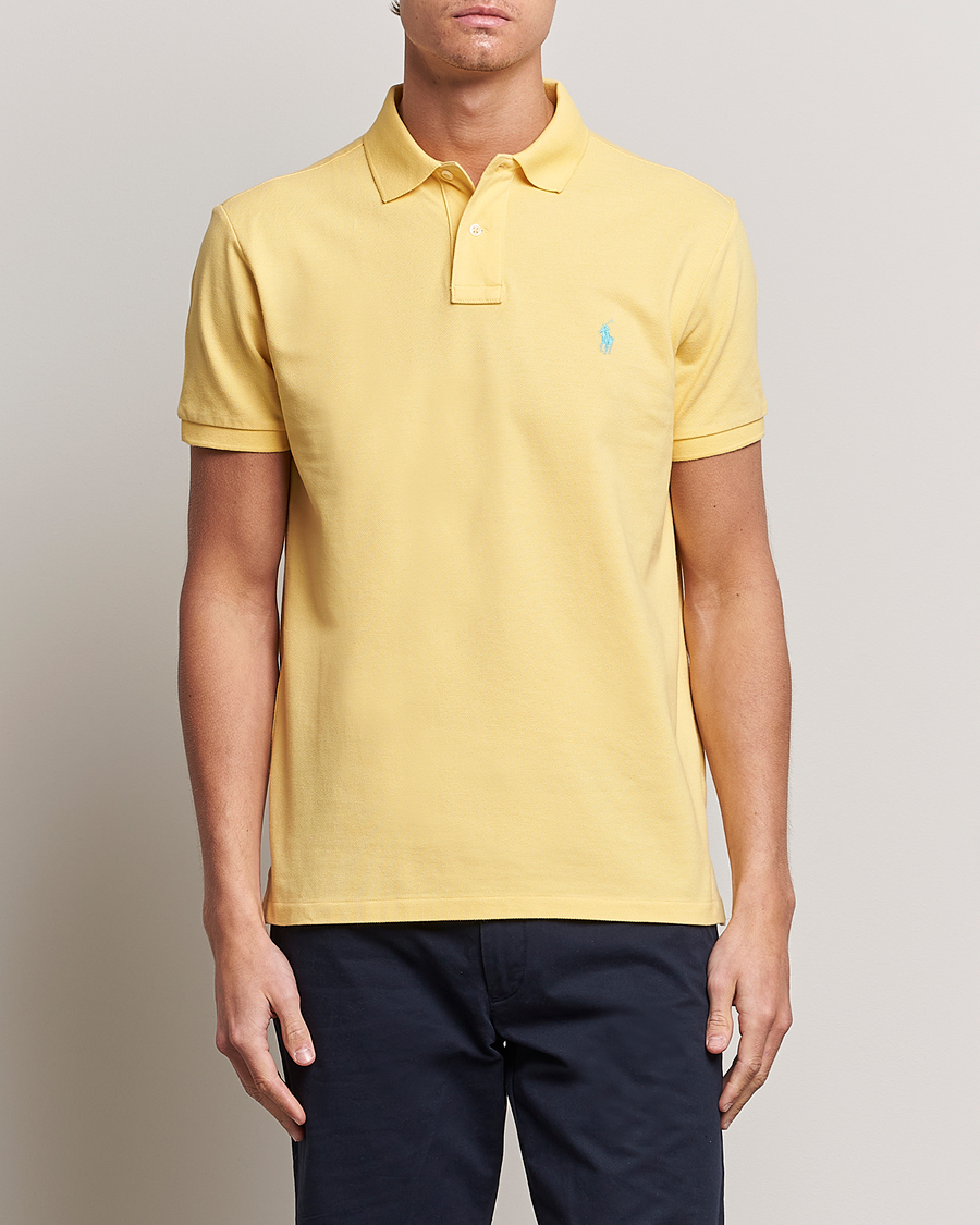 Men | Polo Shirts | Polo Ralph Lauren | Custom Slim Fit Polo Empire Yellow