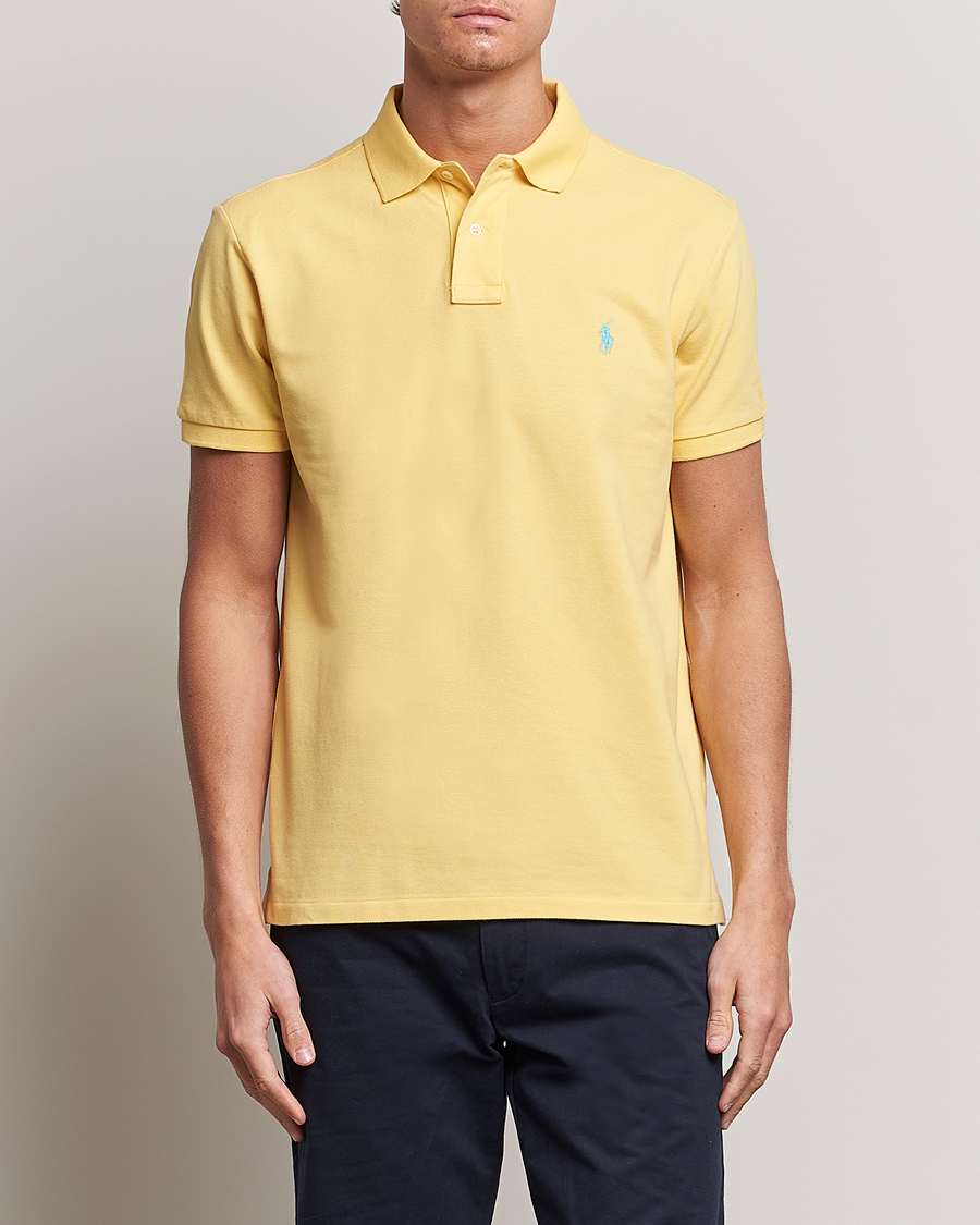 Men | Polo Shirts | Polo Ralph Lauren | Custom Slim Fit Polo Corn Yellow