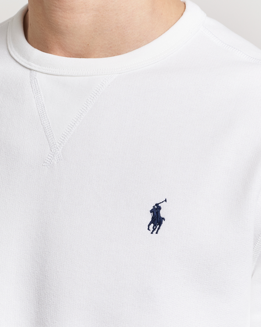 Men | Sweaters & Knitwear | Polo Ralph Lauren | Crew Neck Sweatshirt White
