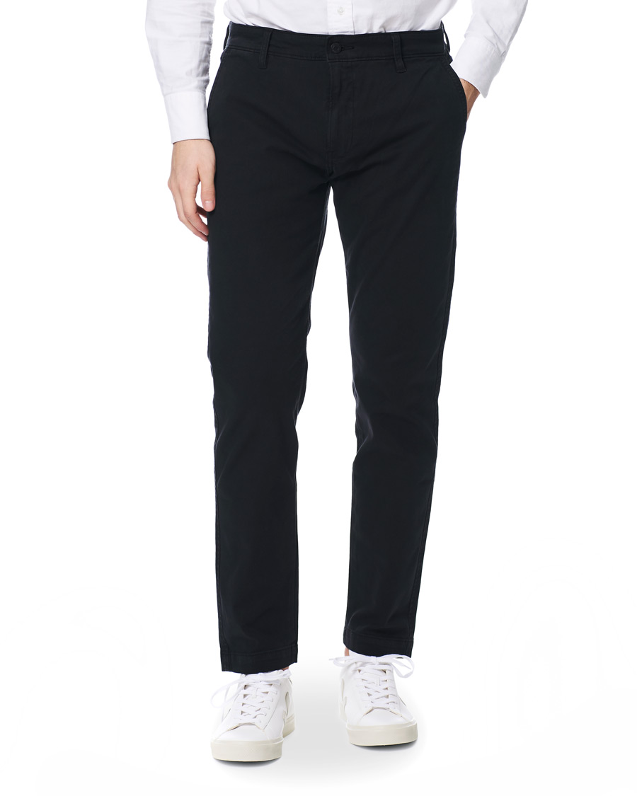 Men | Trousers | Levi's | Garment Dyed Stretch Chino Mineral Black