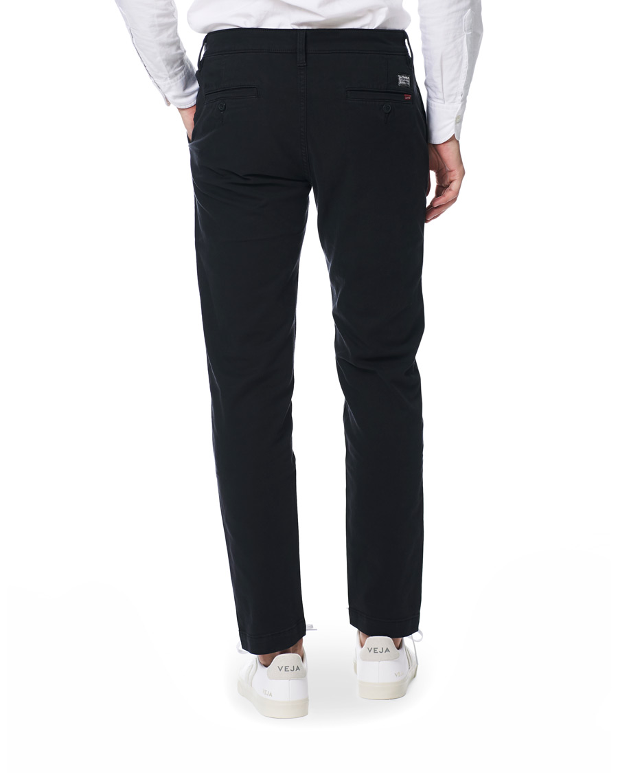 Men | Trousers | Levi's | Garment Dyed Stretch Chino Mineral Black