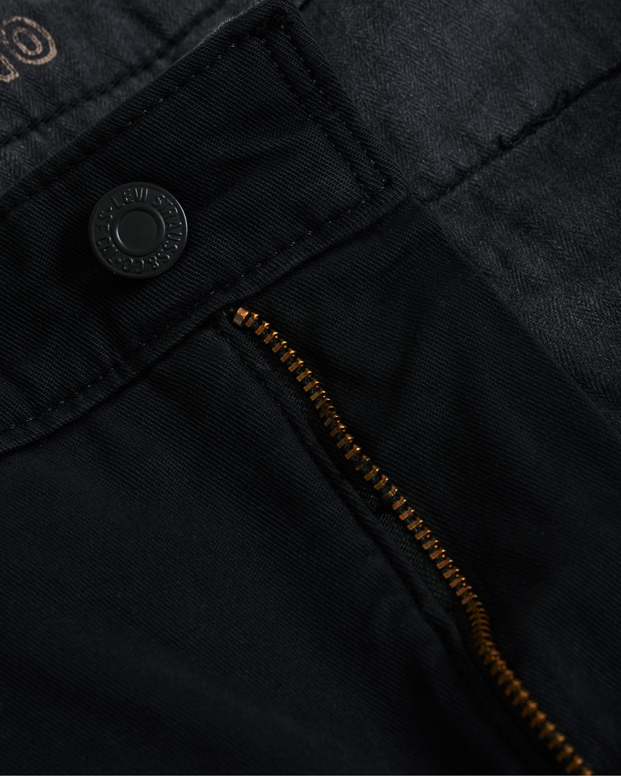 Men | Trousers | Levi's | Garment Dyed Stretch Chino Mineral Black