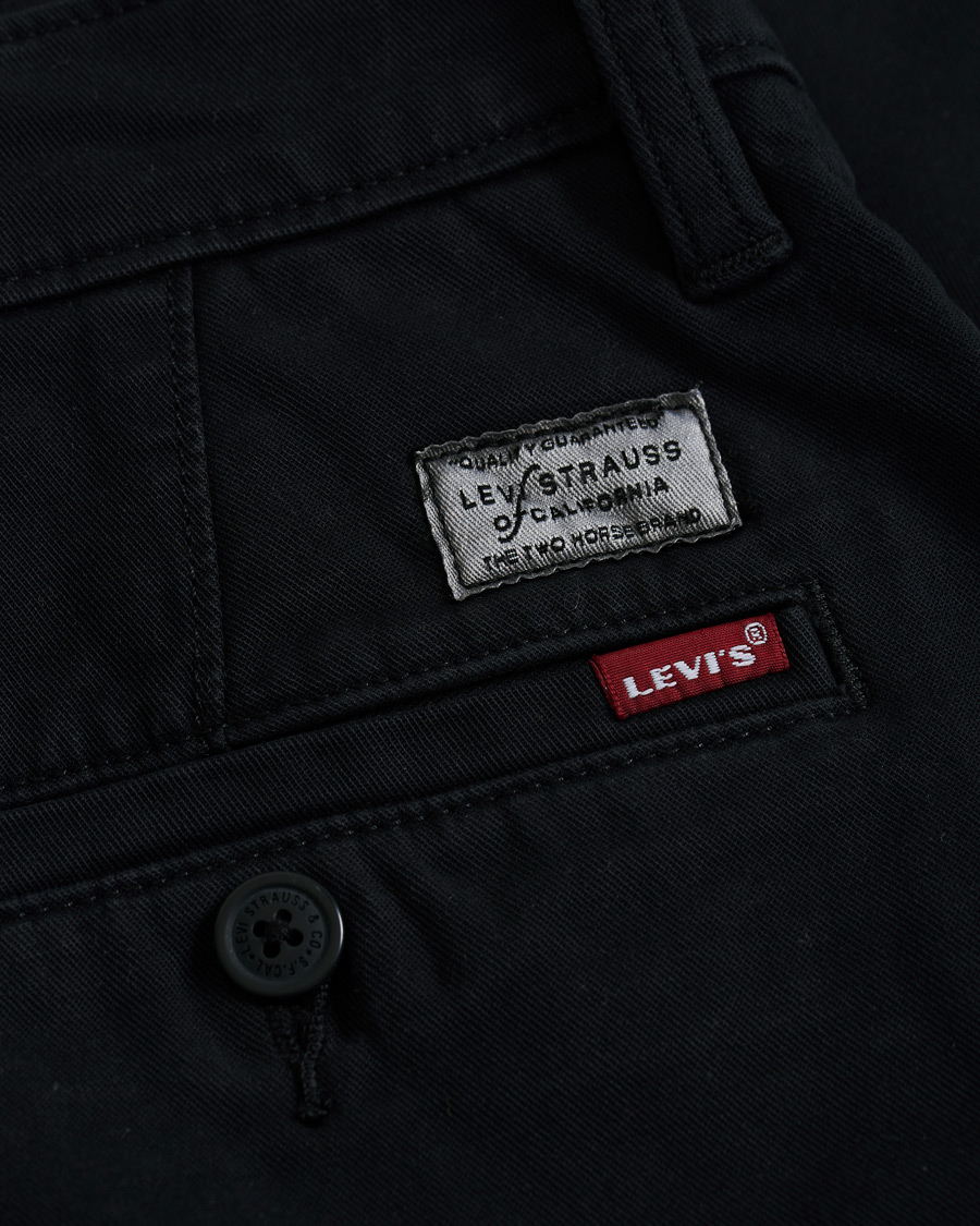Men | Trousers | Levi's | Garment Dyed Stretch Chino Mineral Black
