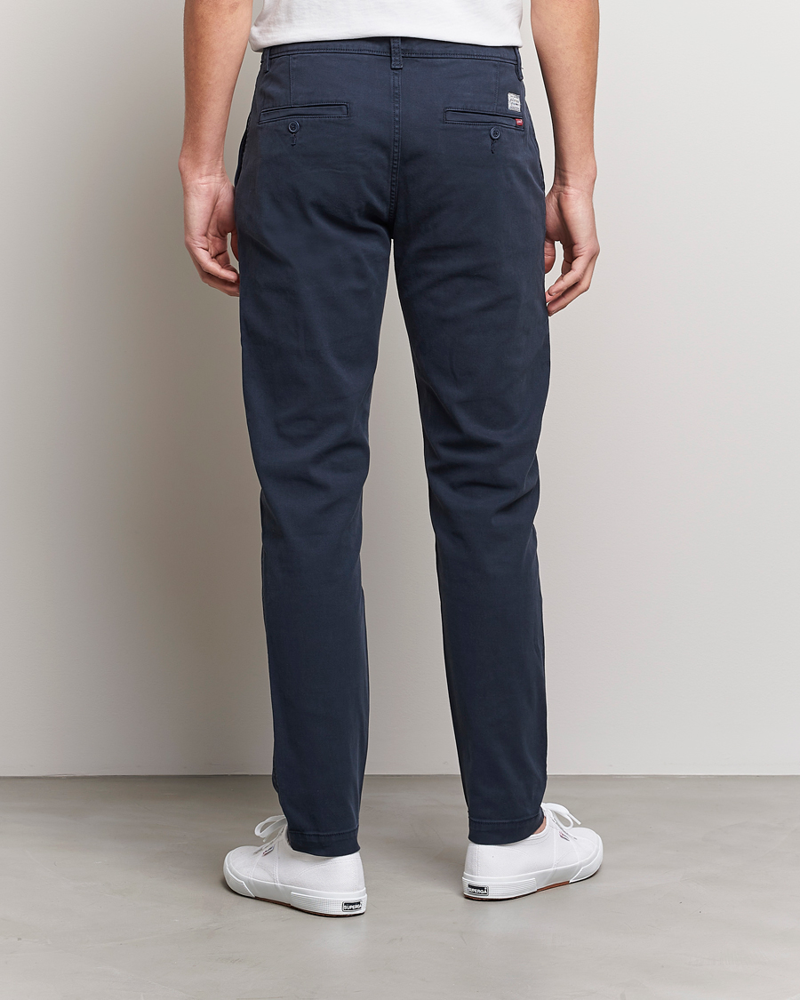 Men | Trousers | Levi's | Garment Dyed Stretch Chino Baltic Navy