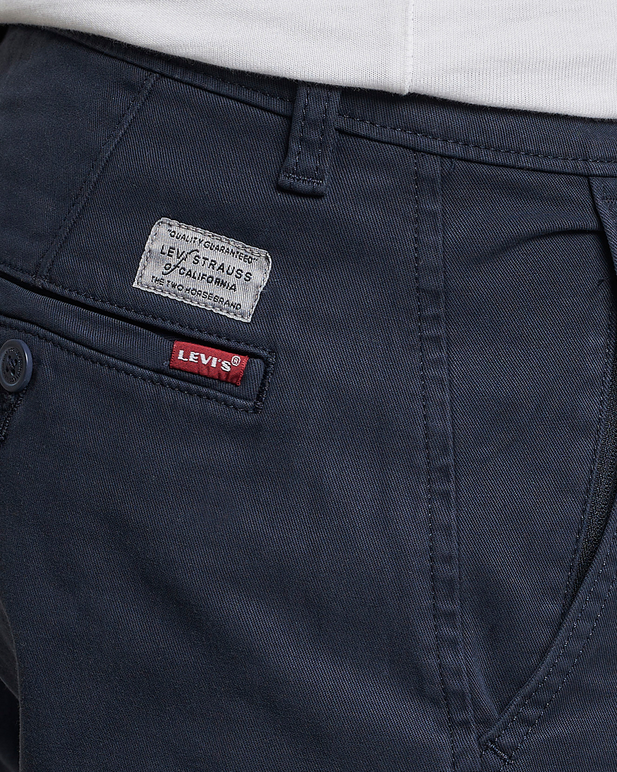 Men | Trousers | Levi's | Garment Dyed Stretch Chino Baltic Navy
