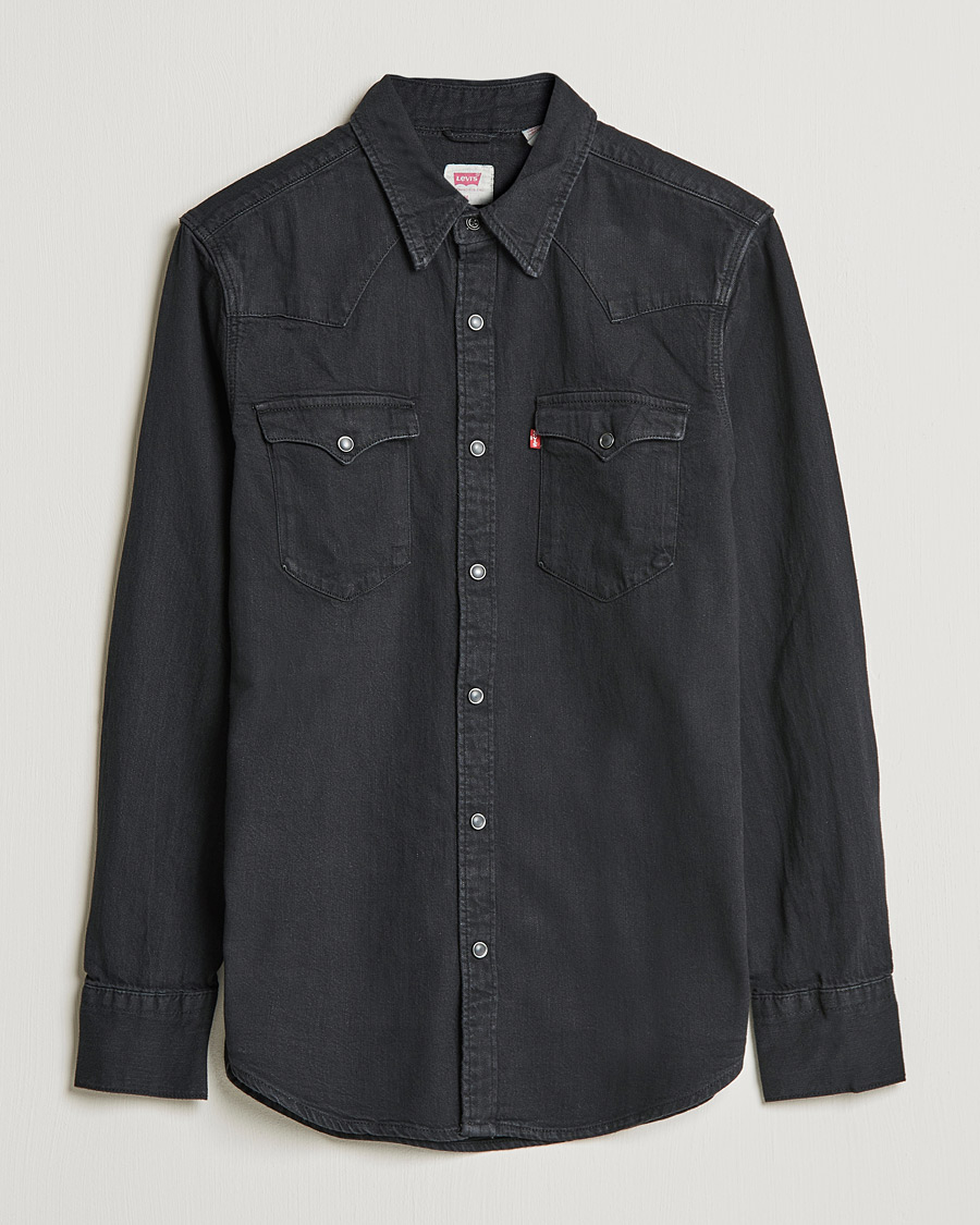 Men | Shirts | Levi's | Barstow Western Standard Shirt Marble Black
