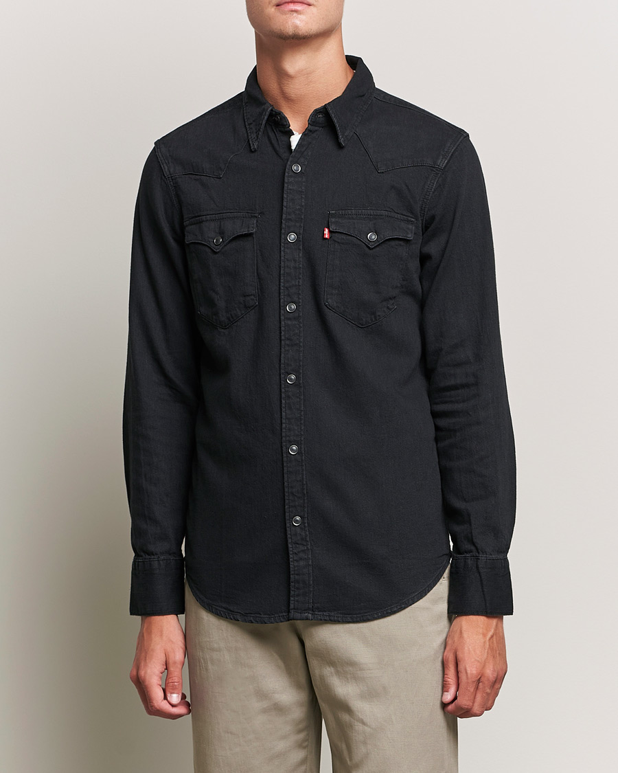 Men | Shirts | Levi's | Barstow Western Standard Shirt Marble Black