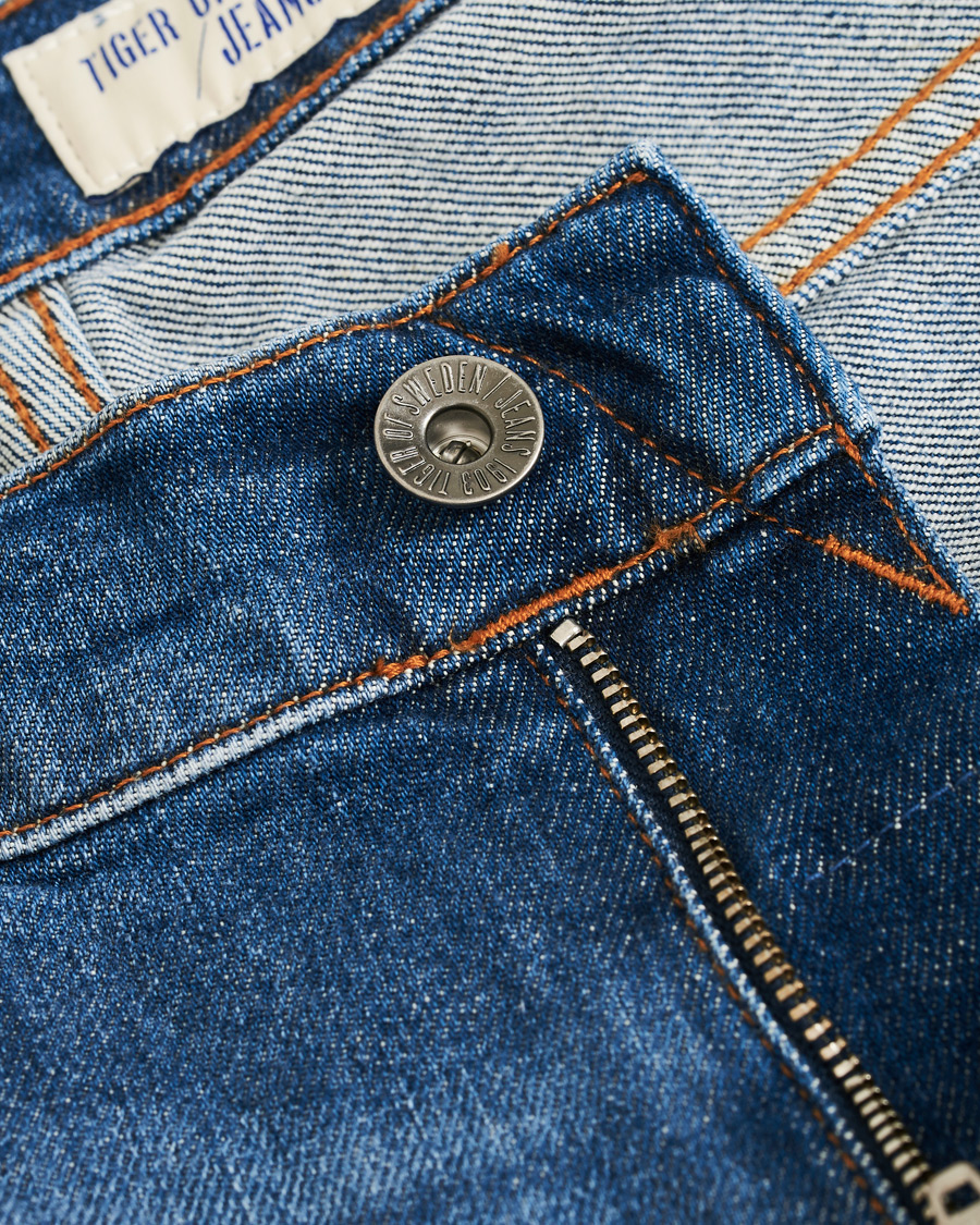 Men | Jeans | Tiger of Sweden | Pistolero Stretch Organic Cotton Son Jeans Mid Blue