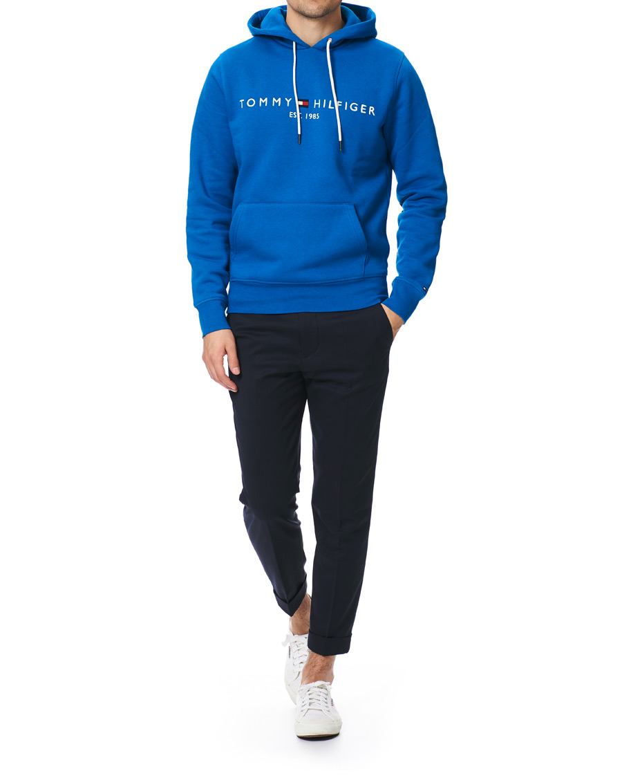 Men | Sweaters & Knitwear | Tommy Hilfiger | Logo Hoodie Regatta Blue