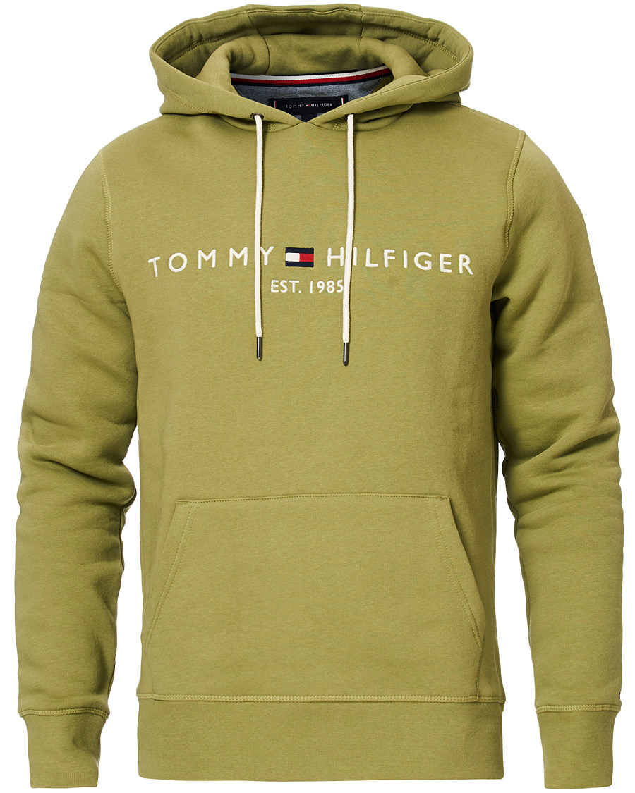 Men | Sweaters & Knitwear | Tommy Hilfiger | Logo Hoodie Faded Olive