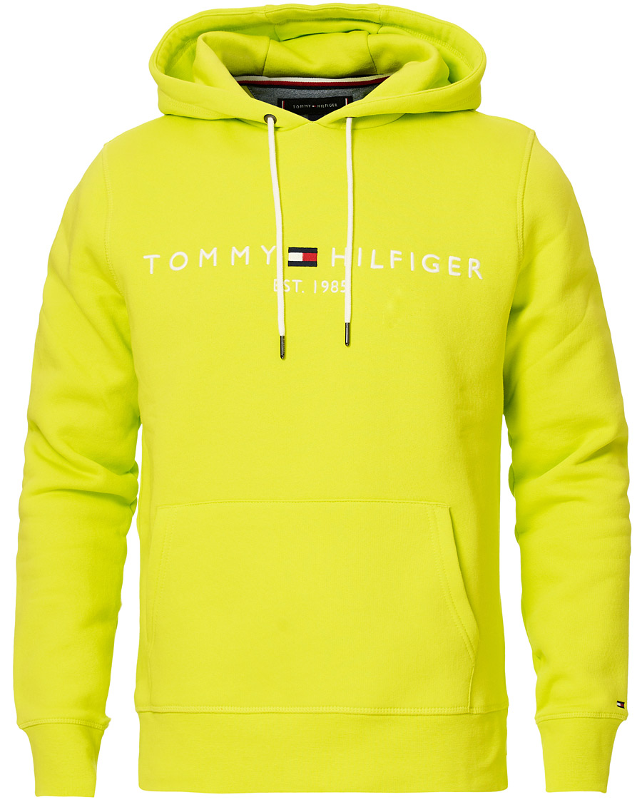 Men | Sweaters & Knitwear | Tommy Hilfiger | Logo Hoodie Lemon Lime