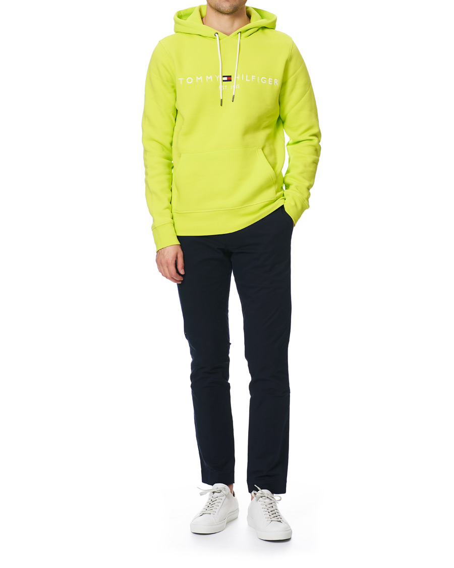 Men | Sweaters & Knitwear | Tommy Hilfiger | Logo Hoodie Lemon Lime