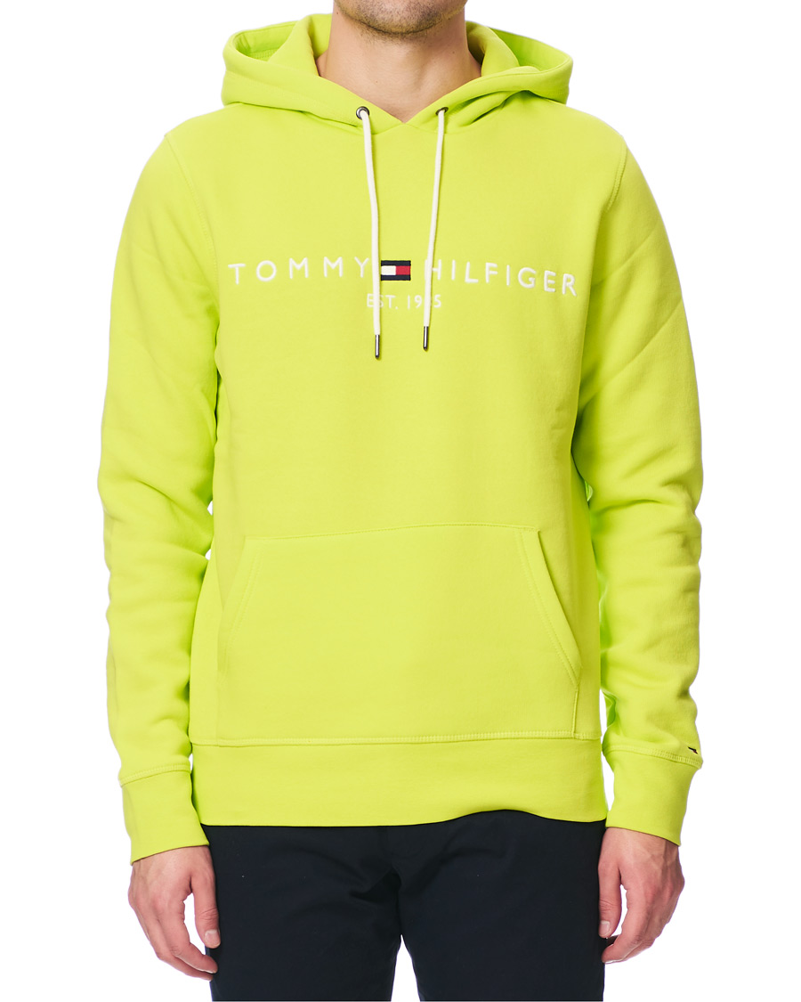 Men | Sweaters & Knitwear | Tommy Hilfiger | Logo Hoodie Lemon Lime