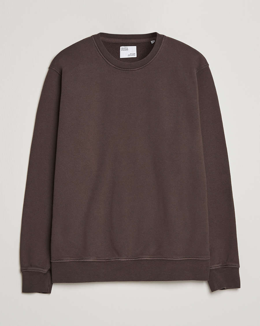 Men | Christmas Gifts | Colorful Standard | Classic Organic Crew Neck Sweat Coffee Brown