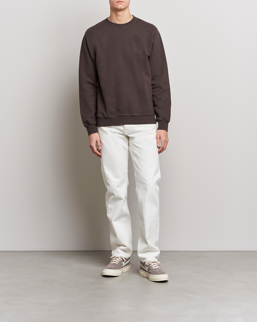 Men | A More Conscious Choice | Colorful Standard | Classic Organic Crew Neck Sweat Coffee Brown