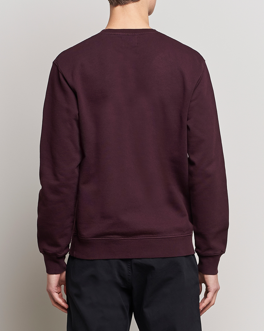 Men | Sweaters & Knitwear | Colorful Standard | Classic Organic Crew Neck Sweat Oxblood Red