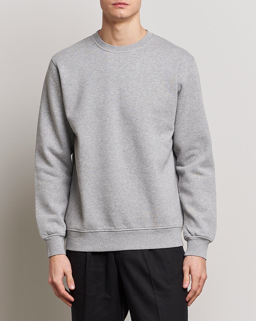 Men | Grey sweatshirts | Colorful Standard | Classic Organic Crew Neck Sweat Heather Grey