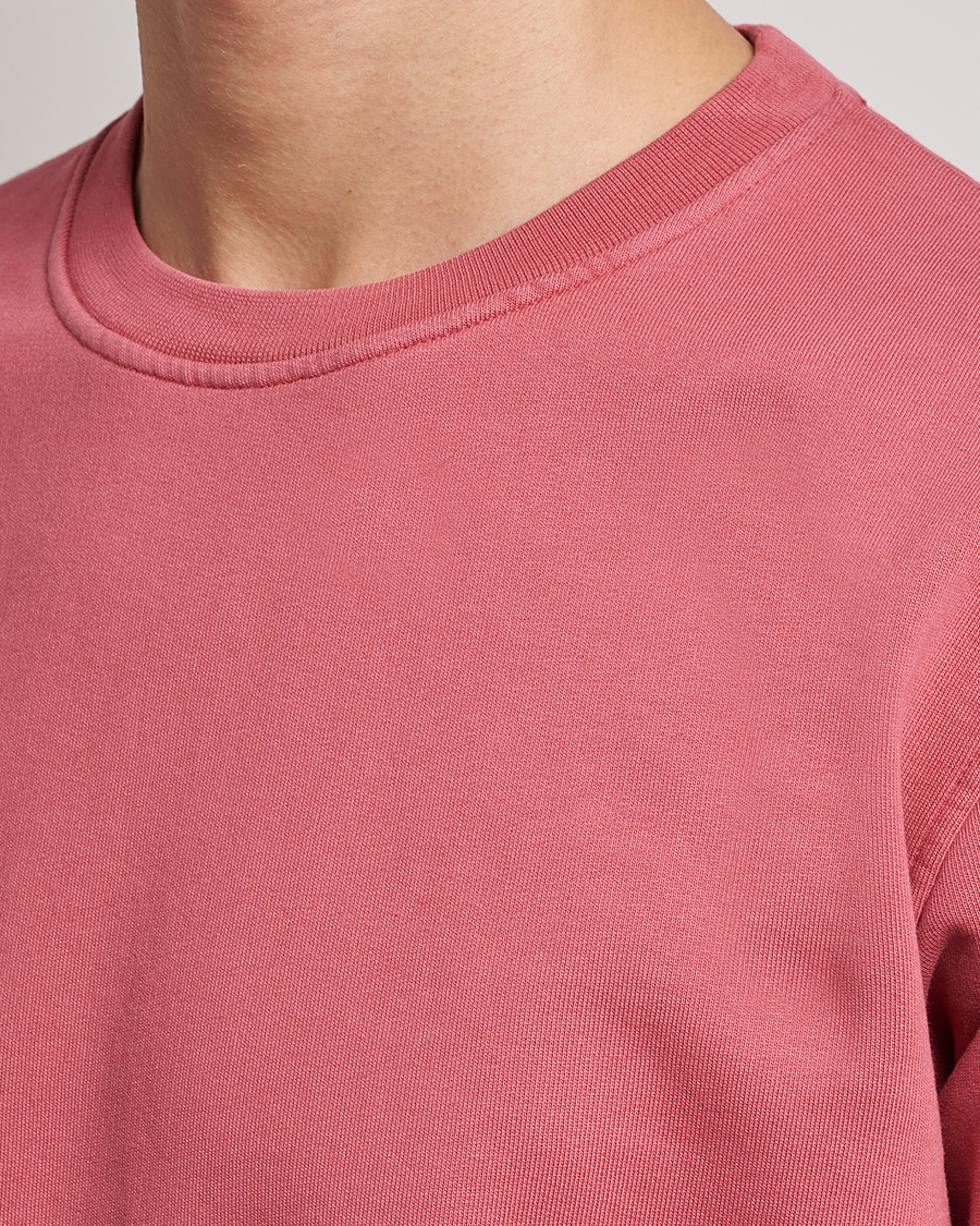 Men | Sweaters & Knitwear | Colorful Standard | Classic Organic Crew Neck Sweat Raspberry Pink