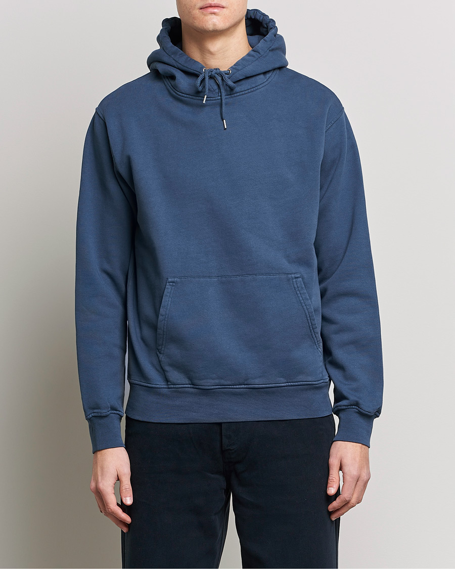 Men | Hooded Sweatshirts | Colorful Standard | Classic Organic Hood Petrol Blue