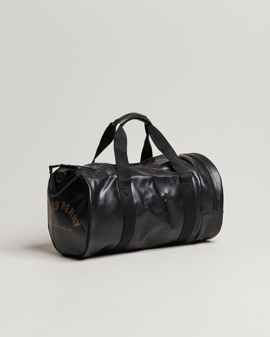 Men | Bags | Fred Perry | Tonal Barrel Bag Black