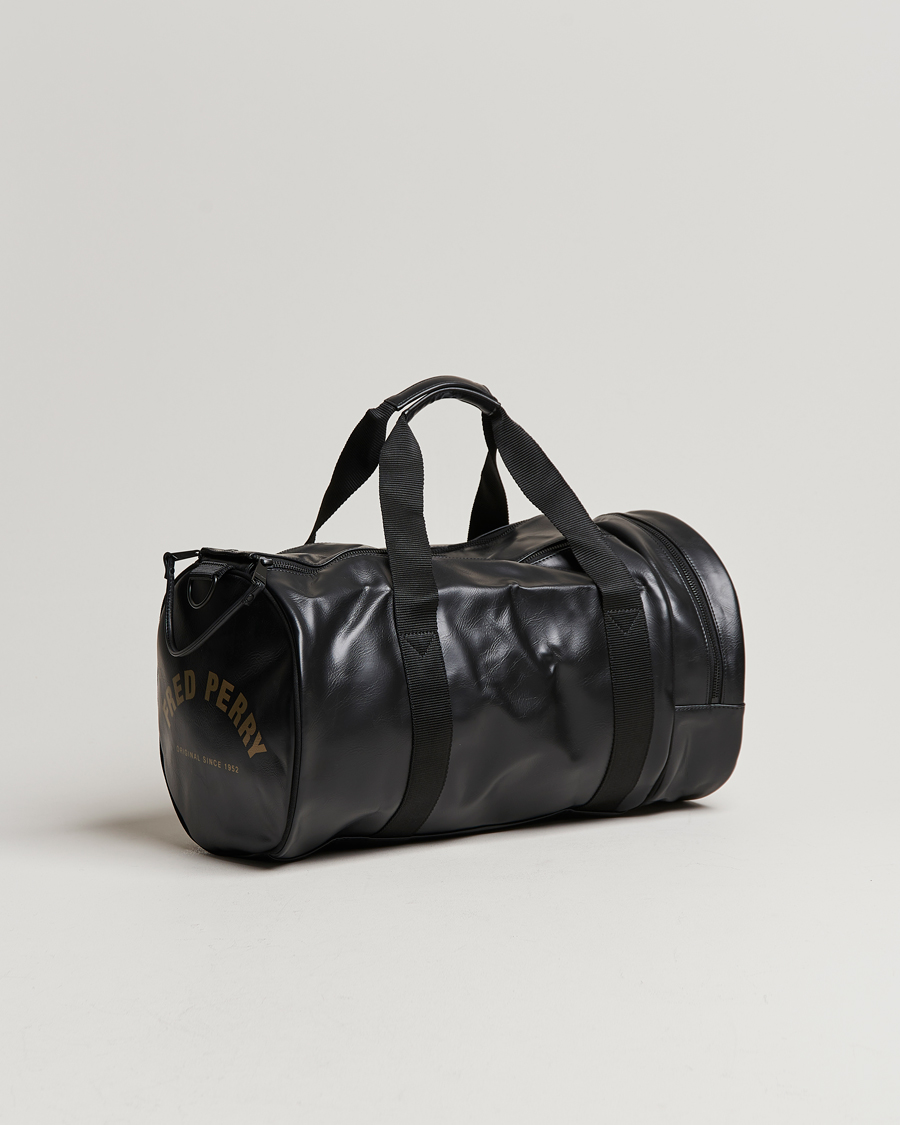 Men | Fred Perry Tonal Barrel Bag Black | Fred Perry | Tonal Barrel Bag Black