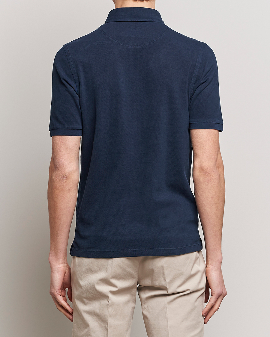 Men | Polo Shirts | Gran Sasso | Washed Polo Navy