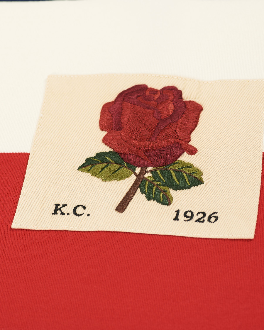 Men | T-Shirts | Kent & Curwen | Stanley Striped Rose Logo Tee Multi