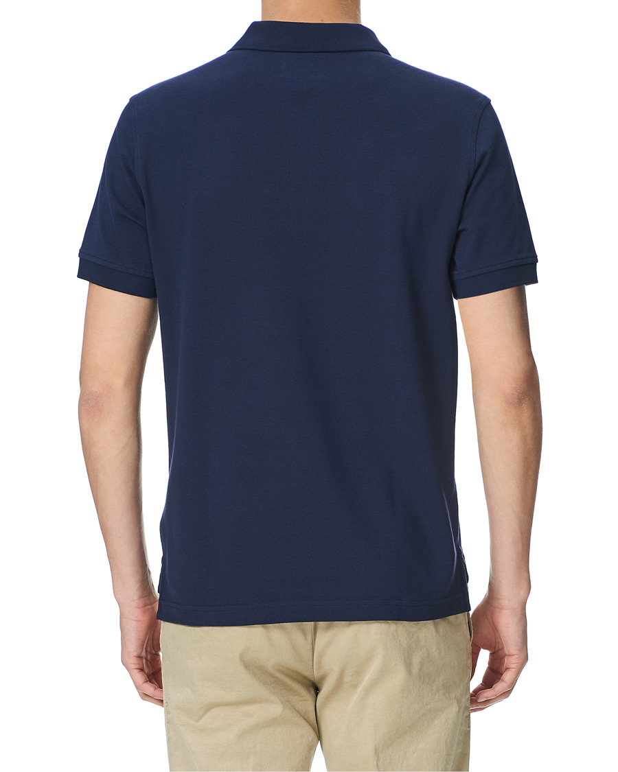 Men | Polo Shirts | Kent & Curwen | Small Rose Polo Navy