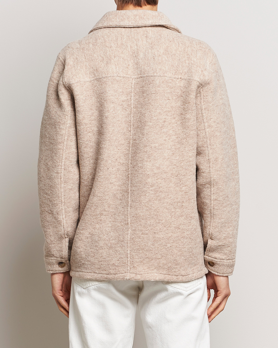 Men | Coats & Jackets | A Day's March | Chaumont Heavy Wool Overshirt Sand