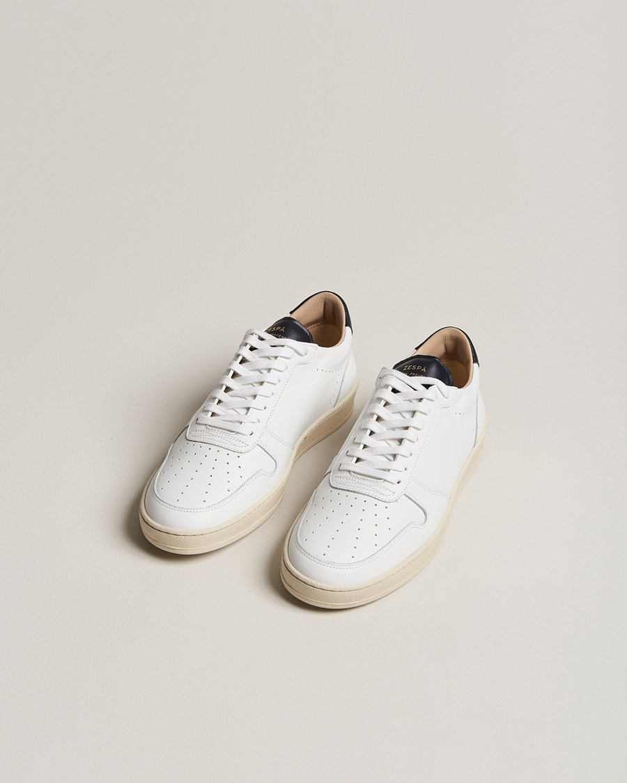 Men | Shoes | Zespà | ZSP23 APLA Leather Sneakers White/Navy