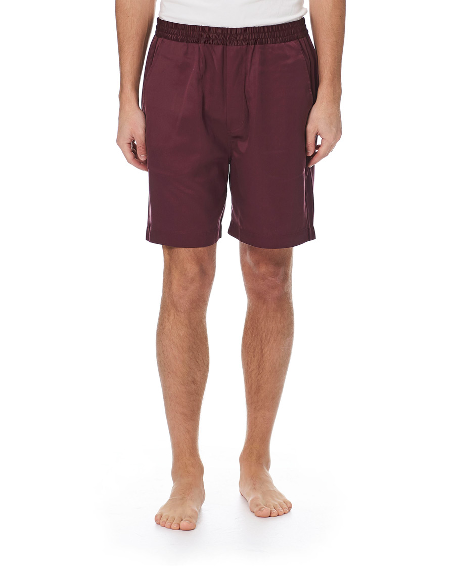 Men | Pyjamas & Robes | CDLP | Home Suit Short Sleeve Burgundy