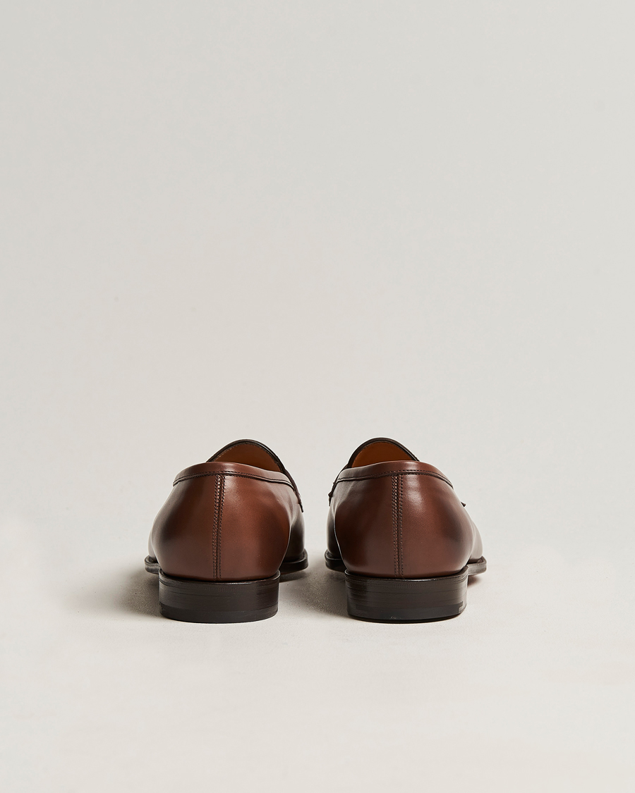 Men | Loafers | Edward Green | Piccadilly Penny Loafer Dark Oak Antique