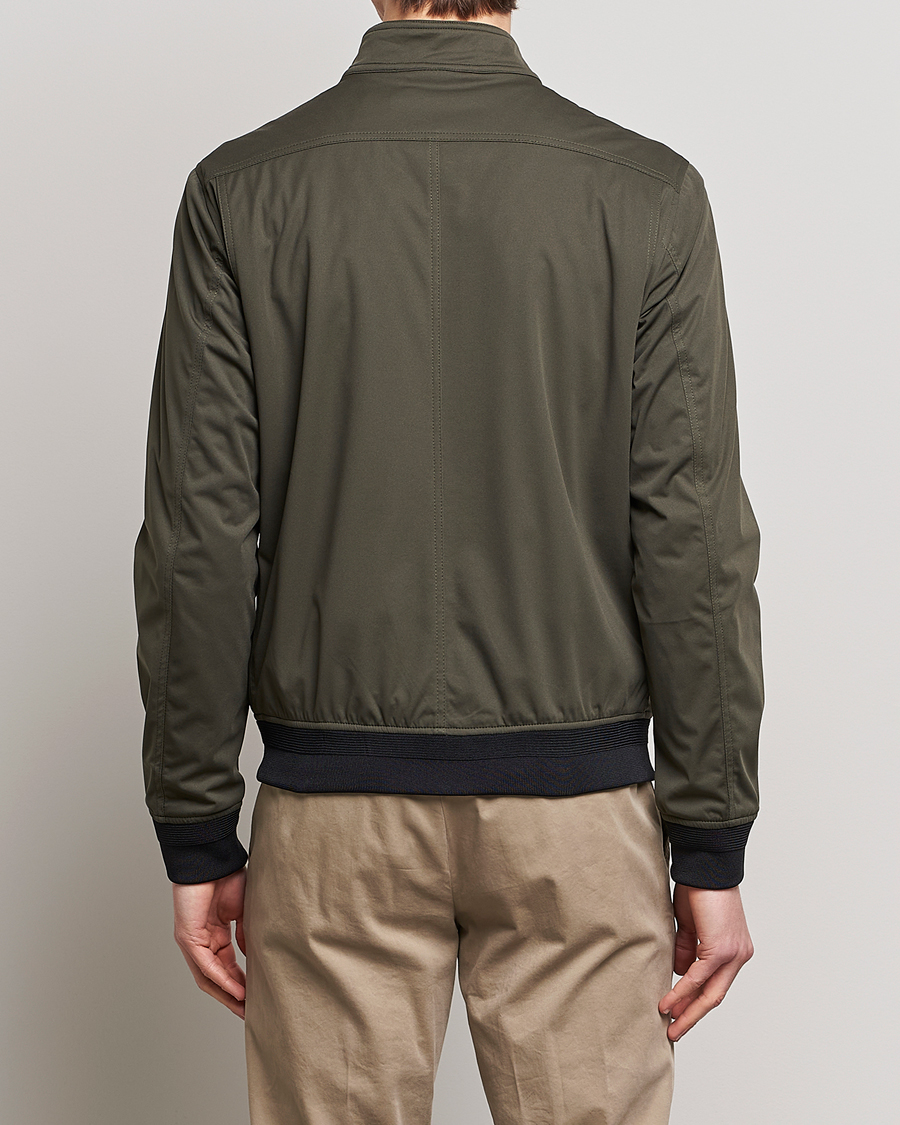 Men | Coats & Jackets | Oscar Jacobson | Harris Harrington Nylon Jacket Green