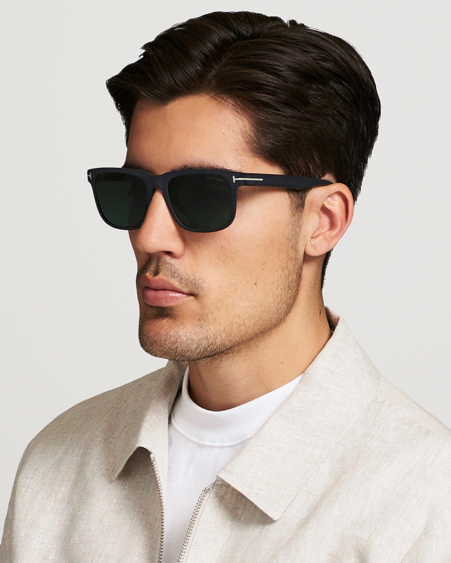 Men | Sunglasses | Tom Ford | Stephenson FT0775 Sunglasses Black/Green