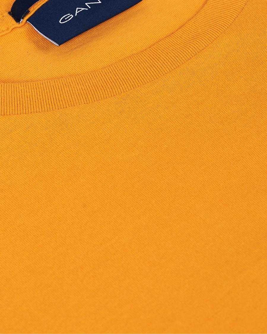 Men | T-Shirts | GANT | Original Crew Neck Tee Ivy Gold