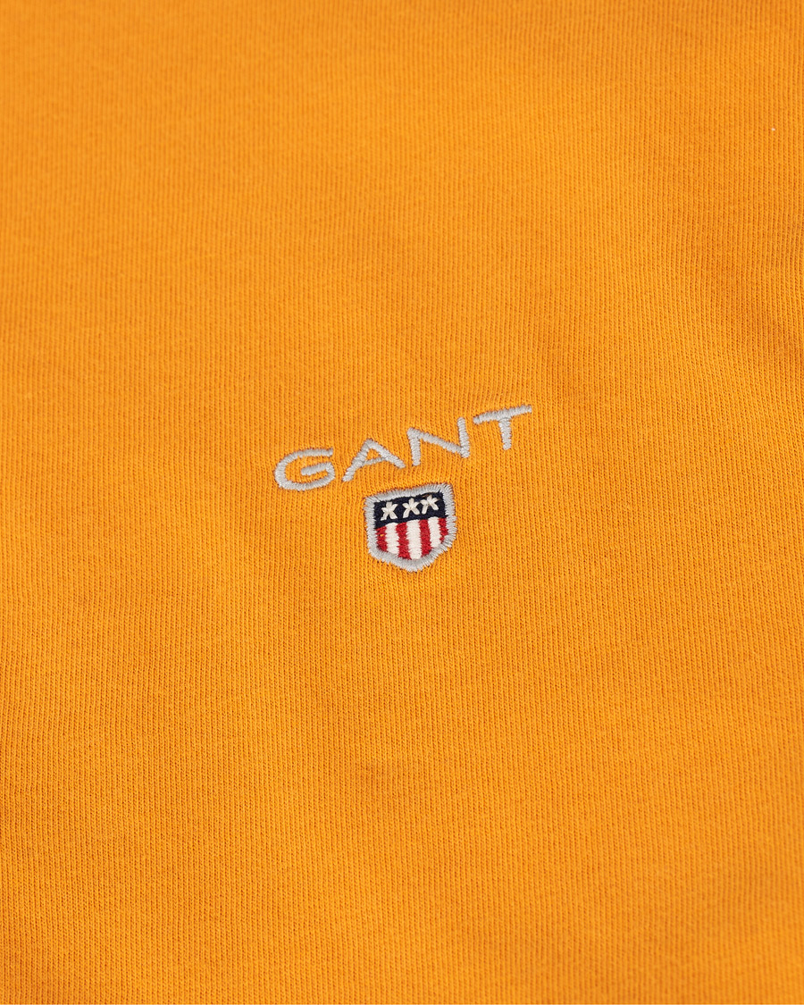 Men | T-Shirts | GANT | Original Crew Neck Tee Ivy Gold