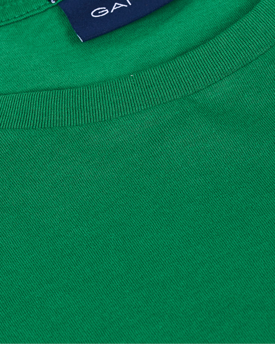 Men | T-Shirts | GANT | Original Crew Neck Tee Amazon Green