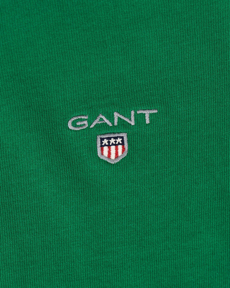 Men | T-Shirts | GANT | Original Crew Neck Tee Amazon Green