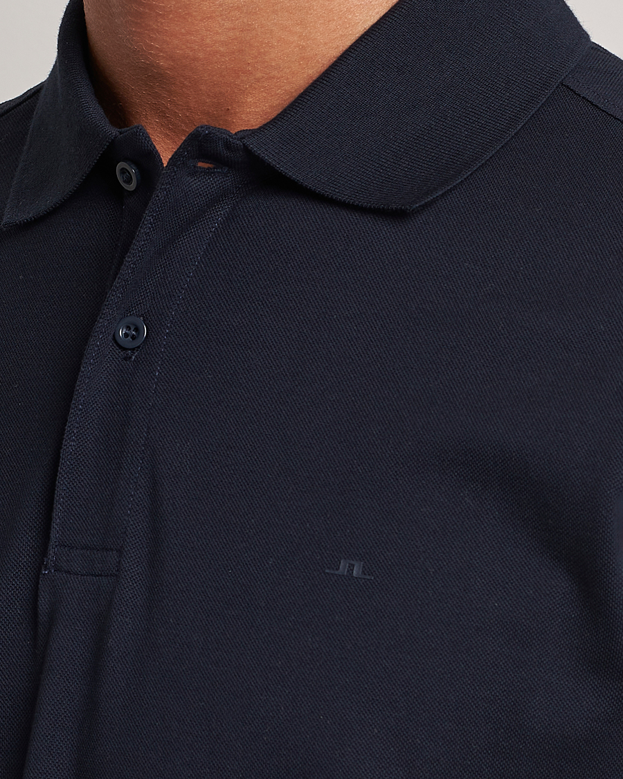 Men | Polo Shirts | J.Lindeberg | Troy Polo Pique Navy