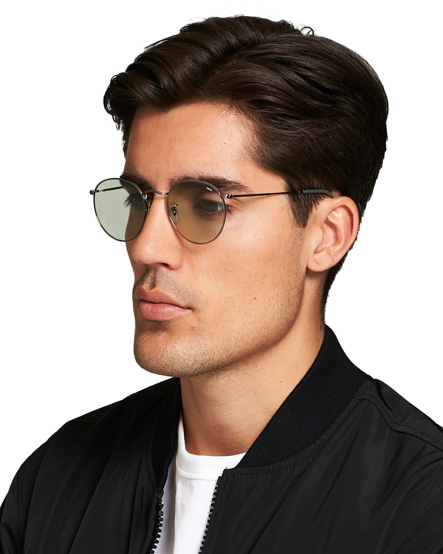 Men | Ray-Ban 0RB3447 Round Metal Sunglasses Gunmetal/Light Green | Ray-Ban | 0RB3447 Round Metal Sunglasses Gunmetal/Light Green