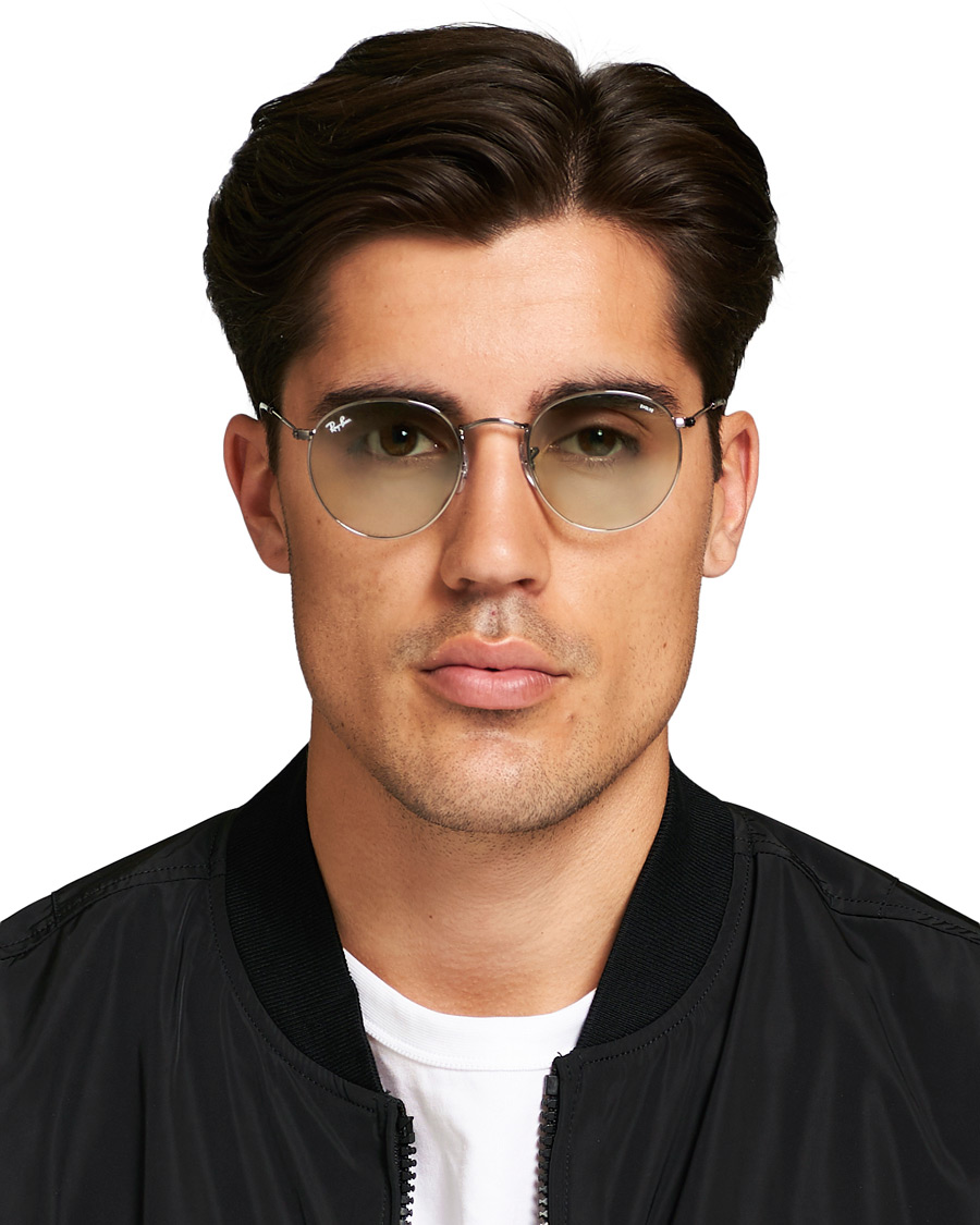 Men | Ray-Ban 0RB3447 Round Metal Sunglasses Gunmetal/Light Green | Ray-Ban | 0RB3447 Round Metal Sunglasses Gunmetal/Light Green