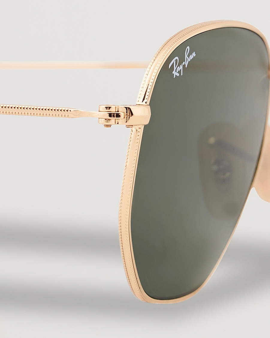 Men | Sunglasses | Ray-Ban | 0RB3548N Hexagonal Sunglasses Gold/Green