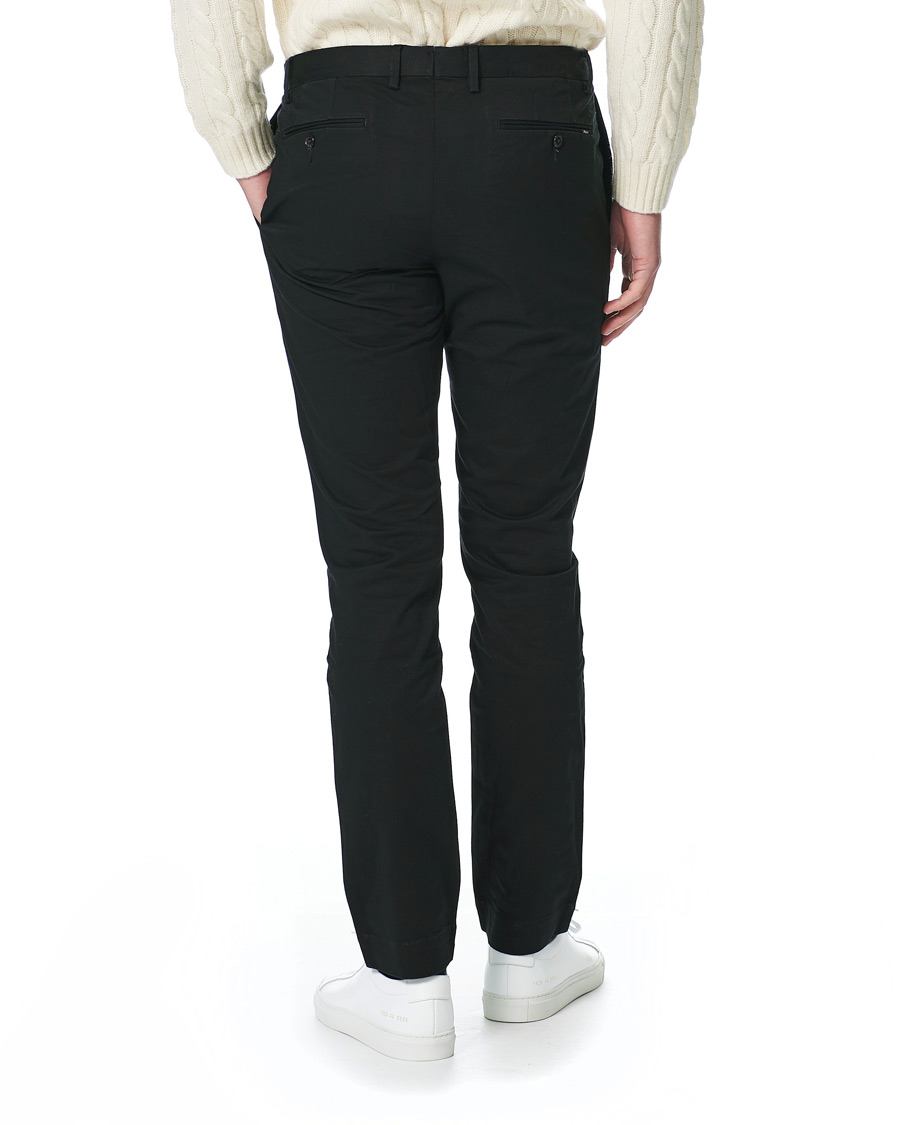 Men | Trousers | Polo Ralph Lauren | Slim Fit Stretch Chinos Black