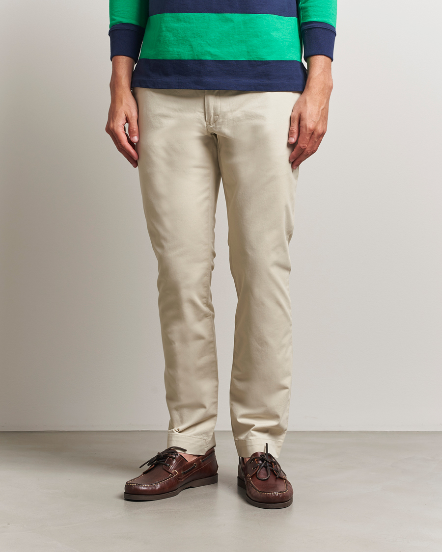 Men | Trousers | Polo Ralph Lauren | Slim Fit Stretch Chinos Beige