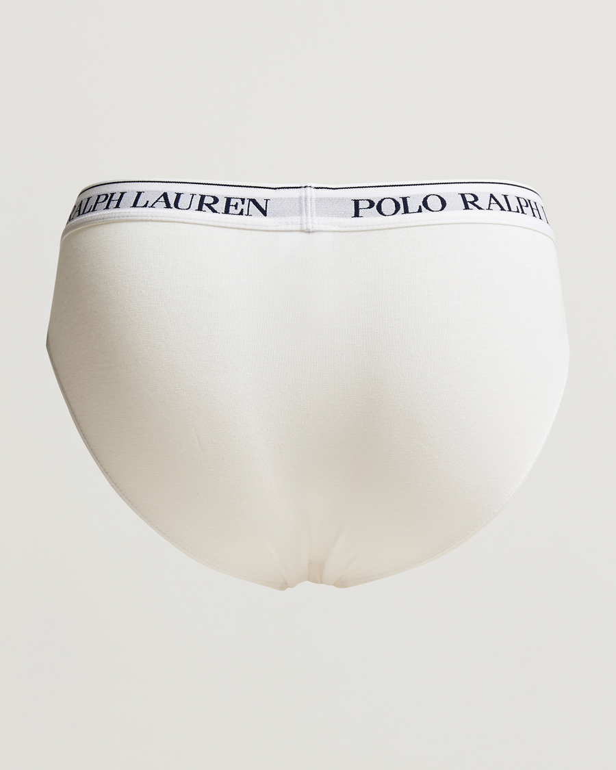 Men | Underwear & Socks | Polo Ralph Lauren | 3-Pack Low Rise Brief White
