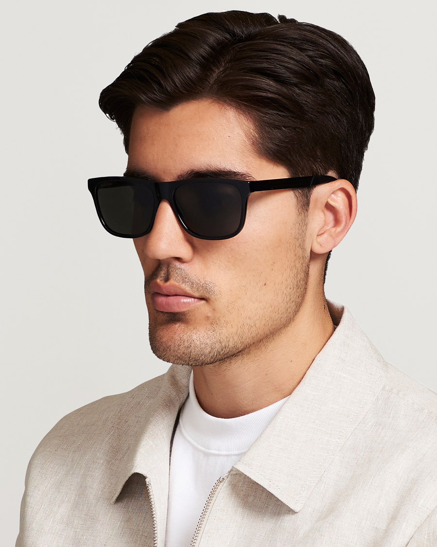 gucci matte black sunglasses