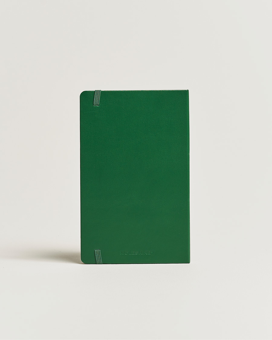 Moleskine Ruled Hard Notebook Large Myrtle Green at CareOfCarl.com